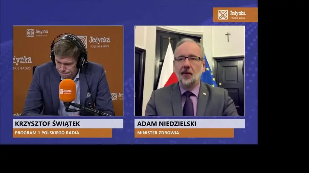 adam niedzielski szczepienia