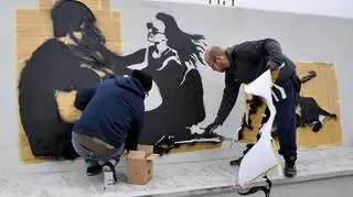 Pierwszy mural pojawił się na falochronie