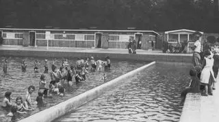 Łazienki na Sołaczu w 1937 r