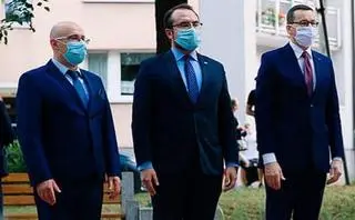Wójtowicz, Jabłoński i Morawiecki w Mysłowicach