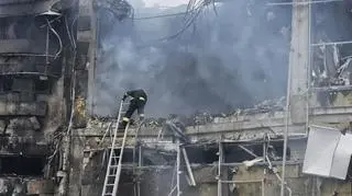 Miasto Dniepr po rosyjskim ostrzale 