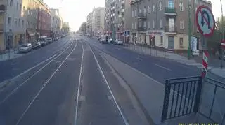 Poznań: Taksówką tuż przed tramwajem. Centymetry od wypadku