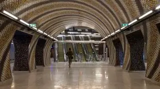 Niespodziewany gość na stacji metra w Budapeszcie