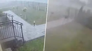 Superkomórka burzowa na Opolszczyźnie. Lało tak, że świata nie było widać