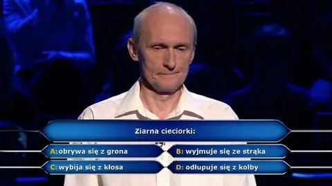 Pytanie z "Milionerów" o ziarna cieciorki