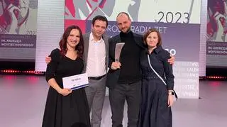 Nagrody Radia ZET im. Woyciechowskiego. Justyna Suchecka, Mateusz Sosnowski, Piotr Szostak i Beata Biel