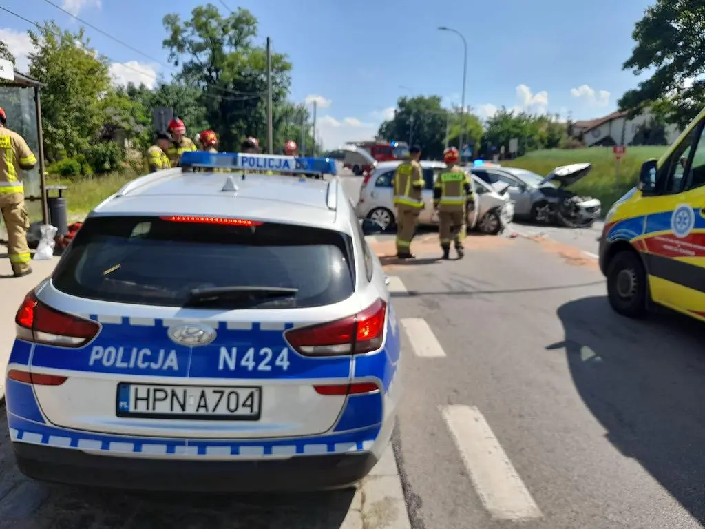 Wypadek w Różynach