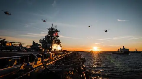 Okręt desantowy USS Kearsarge na Bałtyku, 2022 rok