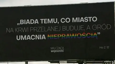 Na plakatach "Białystok przeciwko zgorszeniom", prezydent miasta zawiadamia prokuraturę. "Mowa nienawiści"