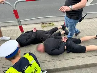 Trzech mężczyzn podejrzanych o rozbój zostało zatrzymanych na krakowskim Ruczaju