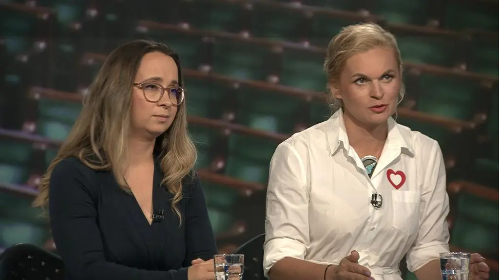 Marcelina Zawisza i Barbara Nowacka