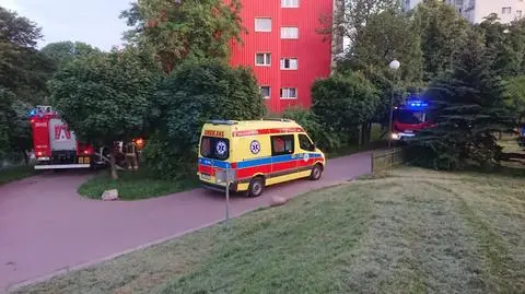 Paliło się mieszkanie. W środku były zamknięte zwierzęta