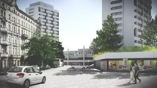 Widok budynków od ul