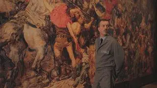 Kadr z filmu "Noc w galerii"
