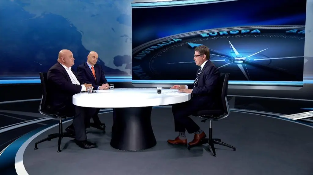 Sławomir Dębski i Jerzy Haszczyński w Horyzoncie w TVN24