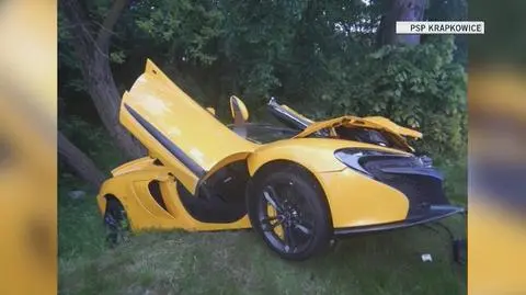 Wypadek z udziałem McLarena