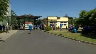 Protest kierowców w Bydgoszczy 