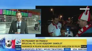 Polska reprezentacja wraca do kraju rządowym samolotem