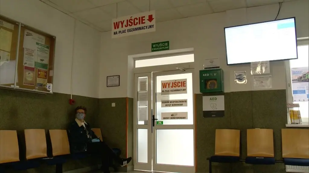 Kursant oczekujący na egzamin