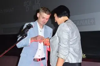 Tomasz Komenda z partnerką Anną