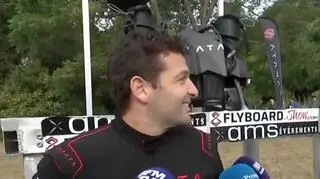 "Lot przebiegł bardzo dobrze". Zapata przeleciał nad kanałem La Manche