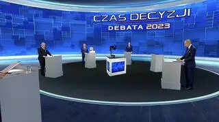 Debata przedstawicieli komitetów wyborczych w TVN24