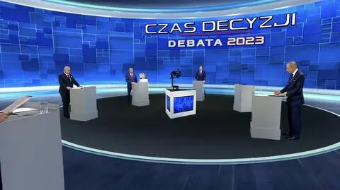 "Czas Decyzji: DEBATA". Pytania o inflację, aferę wizową i bezpieczeństwo energetyczne