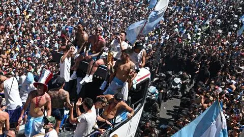 Argentynę ogarnęło istne szaleństwo. "La Scaloneta" na ulicach stolicy