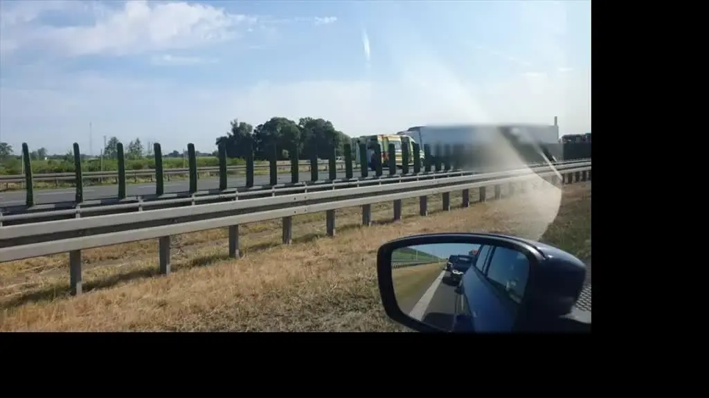 Wypadek na trasie A2