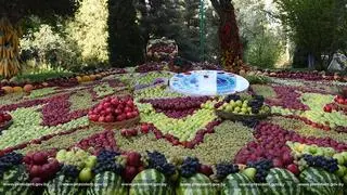 Kompozycje z owoców w rezydencji Rachmona 
