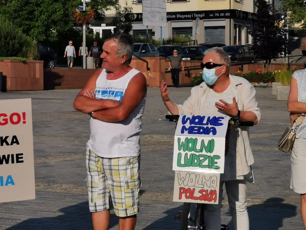 Protest w Starachowicach