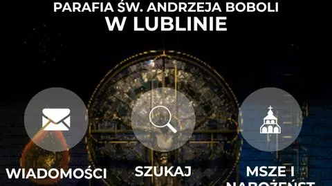 Aplikacja ma szereg funkcji. Można na przykład wysłać wiadomość do proboszcza