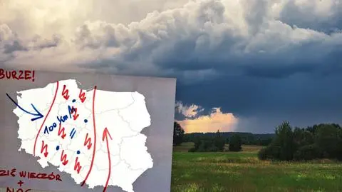 Dwa światy pogodowe nad Polską. "Idealne warunki do tego, żeby niebo zaczęło się gotować"
