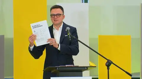 Hołownia o "planie dla gospodarki": to fundament tego, jak dzisiaj powinniśmy poukładać nasze relacje z gospodarką