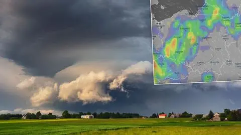 Nadciąga zwrotnikowe, nasycone wilgocią powietrze. To oznacza kłopoty