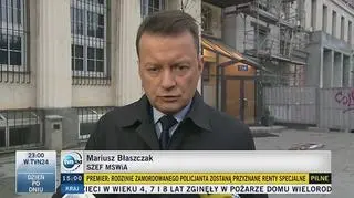 Minister Błaszczak rozmawiał z premier Szydło o rentach dla rodziny policjanta