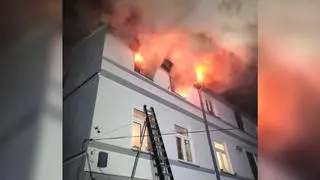 Pożar w Zduńskiej Woli, zginęły trzy osoby