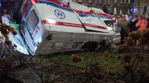 Zderzenie karetek w Krakowie