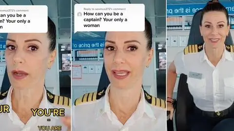 Kapitan Kate McCue komentuje seksistowski komentarz