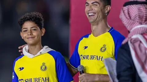 Syn Cristiano Ronaldo podpisał kontrakt. "Tato, poczekaj kilka lat"