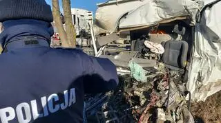 Tragiczny wypadek na DK 74