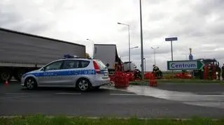 Piwo wylało się na rondo Podwale