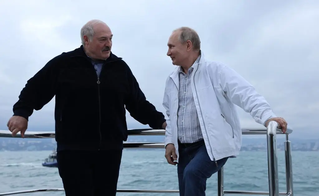 Alaksander Łukaszenka i Władimir Putin