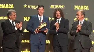 Robert Lewandowski grabs second European Golden Shoe award in a row