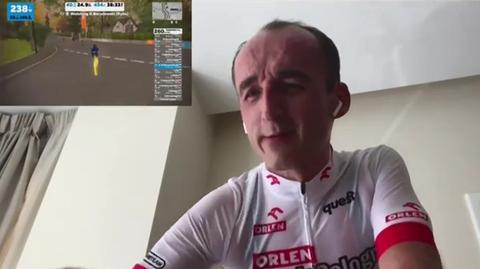 Kubica najszybszy, ale krytyczny. "Nie znałem trasy, pedałowałem bez sensu"