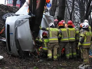 Poważny wypadek w Zielonce 