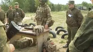 Najemnicy Grupy Wagnera na białoruskim poligonie 