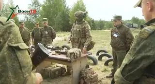 Najemnicy z Grupy Wagnera na białoruskim poligonie 