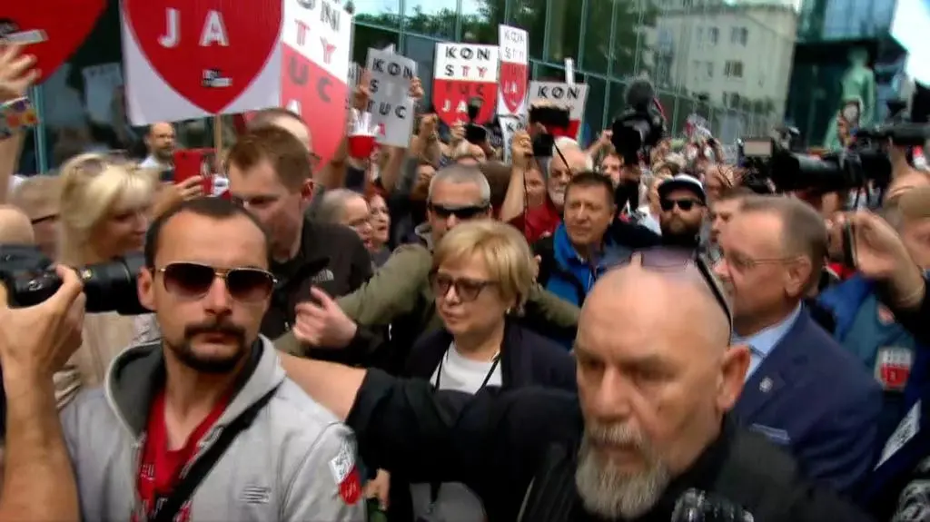 Prezes Gersdorf przyszła do pracy