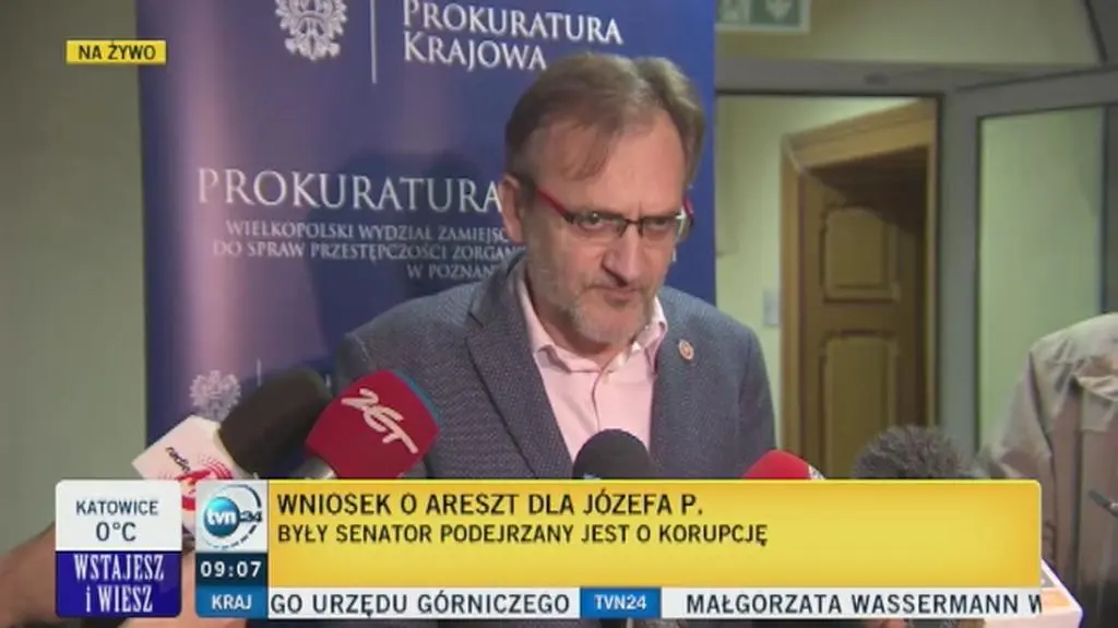 Wniosek o areszt dla Józefa Piniora, byłego senatora PO